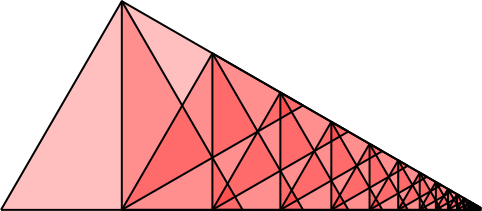 Ein Bild, das Dreieck, Reihe, Design enthält.

Automatisch generierte Beschreibung