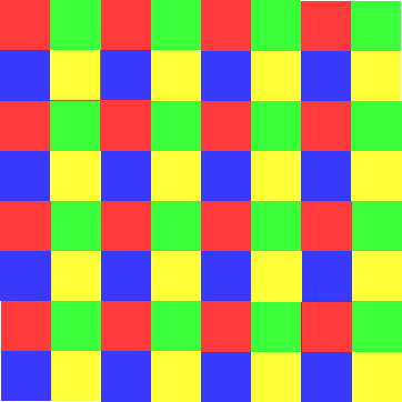 Ein Bild, das Muster, Quadrat, Farbigkeit, gelb enthält.

Automatisch generierte Beschreibung