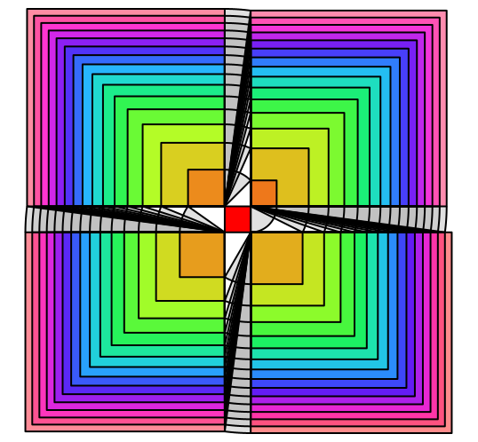 Ein Bild, das Farbigkeit, Kunst, Muster, Symmetrie enthält.

Automatisch generierte Beschreibung